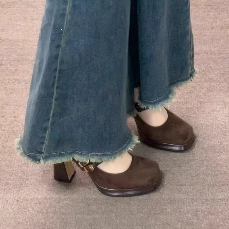 Vintage Thick High Women Mary  - đánh giá và giá Vintage Fashion Online