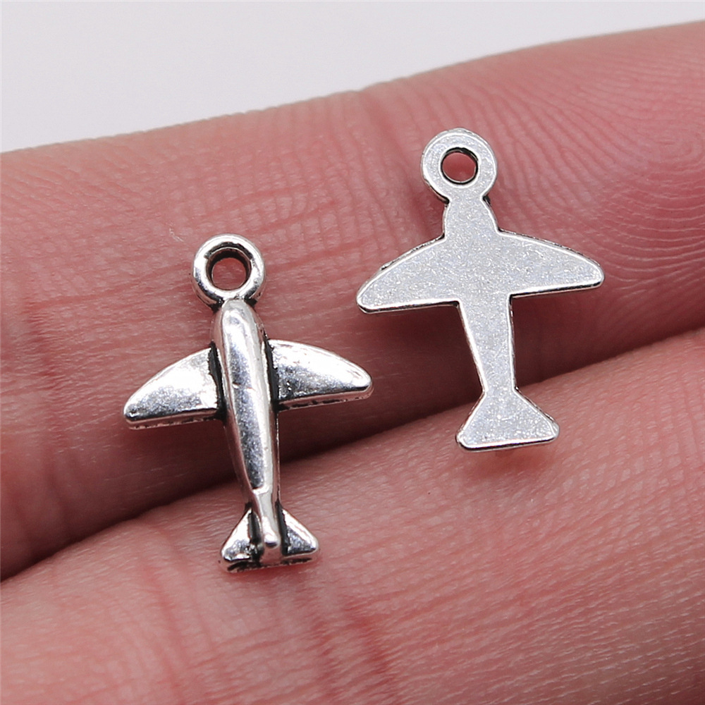 10pcs 11x15mm Antique Silver C - đánh giá và giá Vintage Fashion Stores