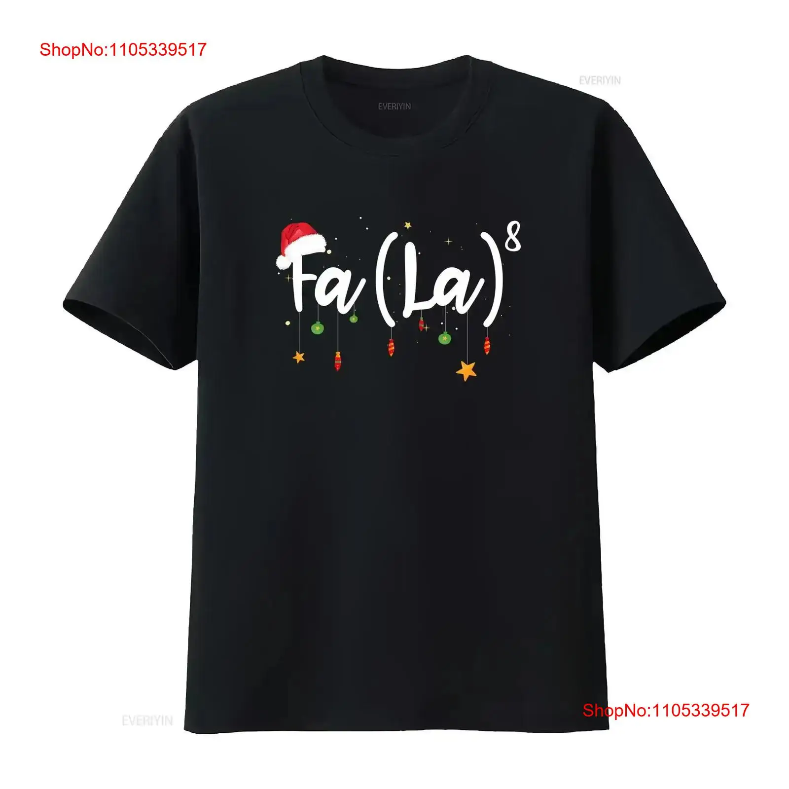 FA LA 8 Funny Christmas T Shir - đánh giá và giá Vintage Fashion La